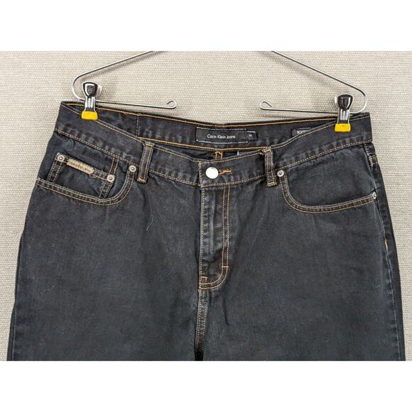 Calvin Klein Jeans Black Jeans Size 14 Bootcut -0424B181 - Picture 2 of 9